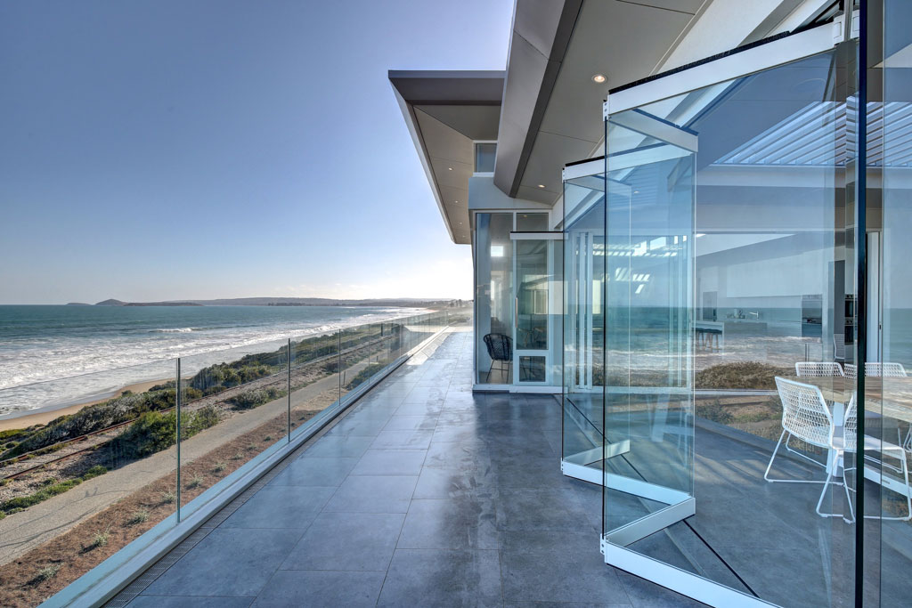 glass bifolding door